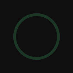 Success checkmark — circle draws in, then check strokes in