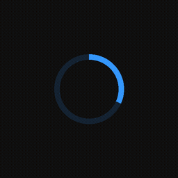 Loading spinner — 120 frames, 60fps, two color slots