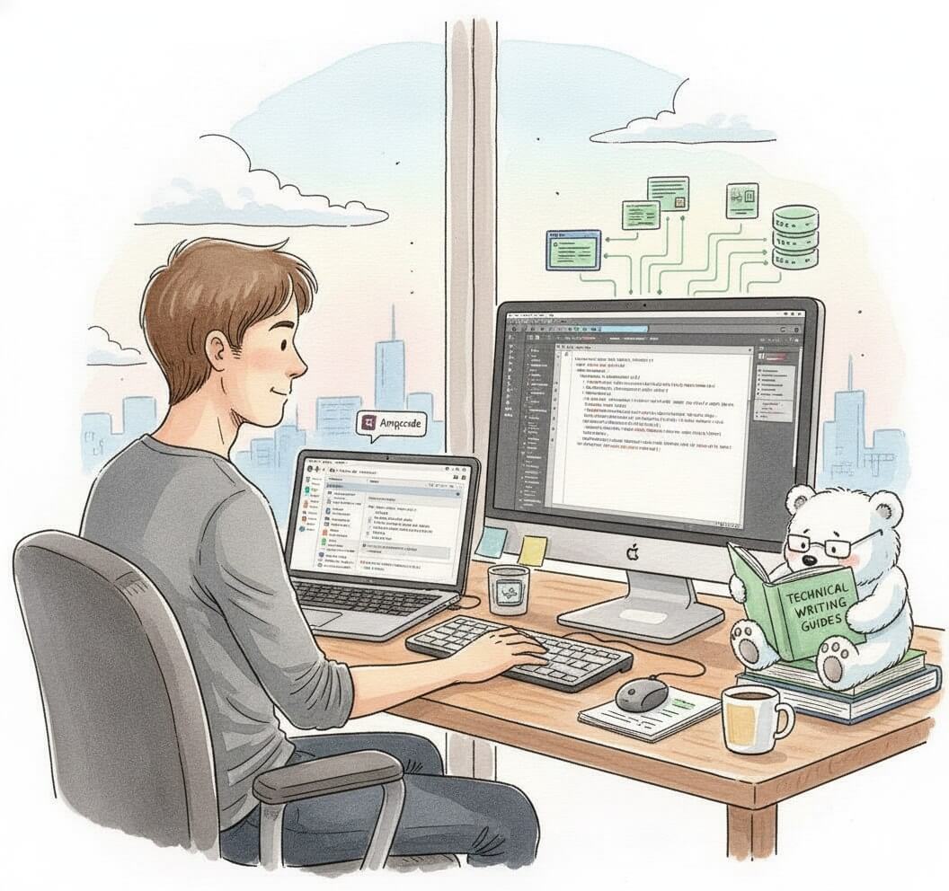 Using VS Code, GitHub, and AMP Code for technical writing on macOS